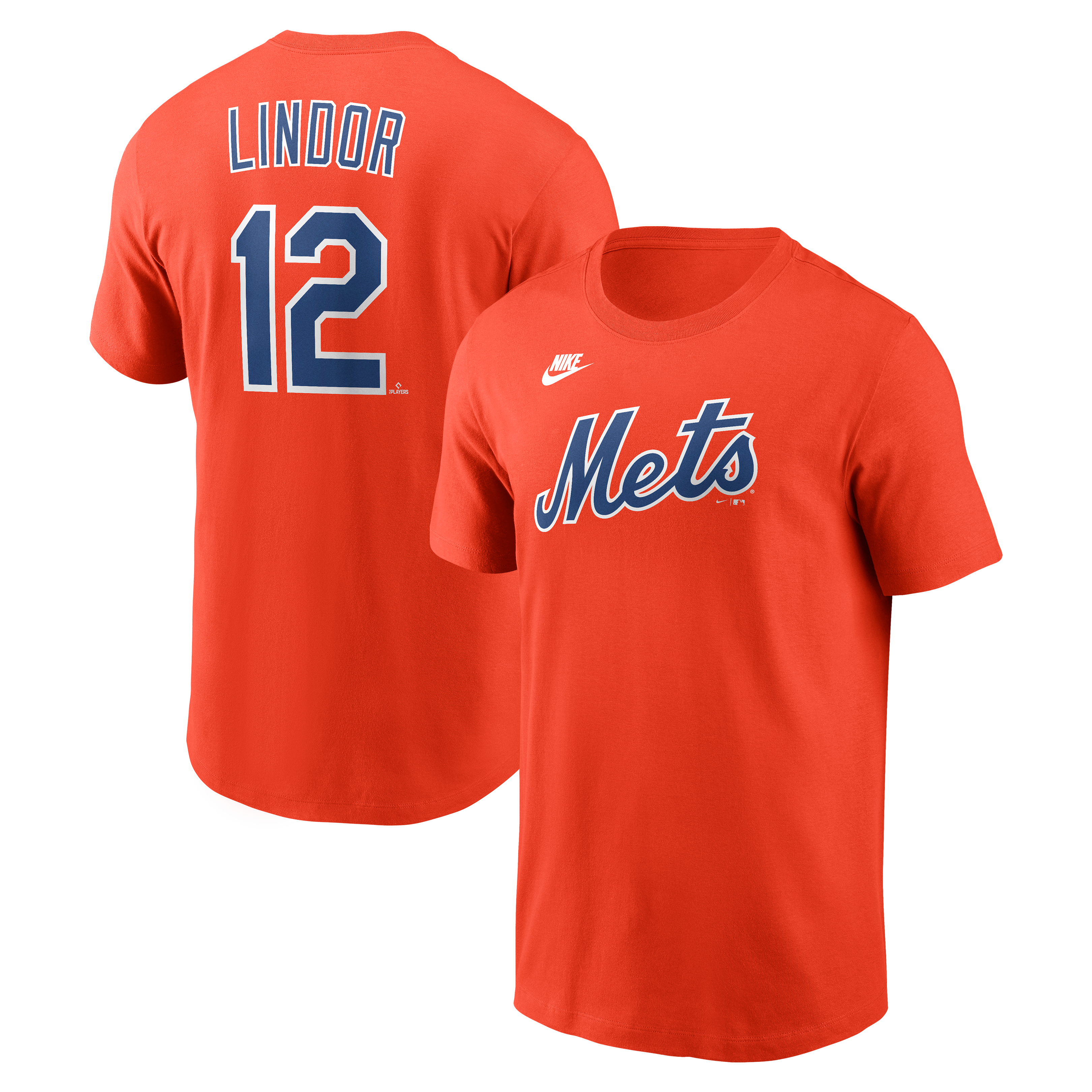 Men's Nike Francisco Lindor Royal New York Mets Cooperstown Collection Name & Number T-Shirt
